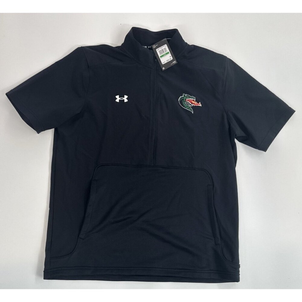 UAB Blazers Under Armour Shirt Mens Large Athletic 1/2 Zip Stretch Pockets NEW